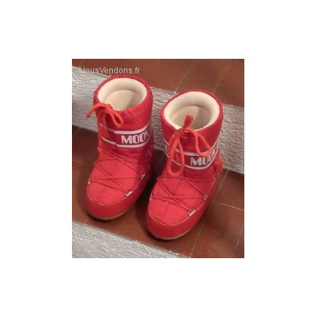 Moon Boots rouge 27-30