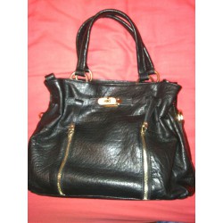 sac cuir noir (Arthur et Aston)