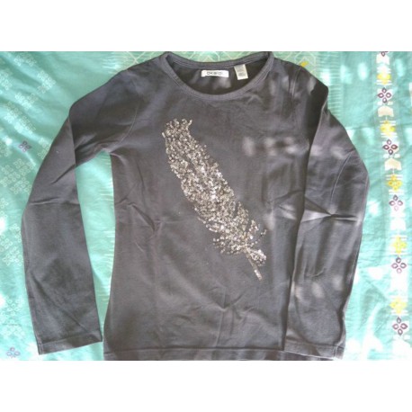 Tshirt sequins okaidi 