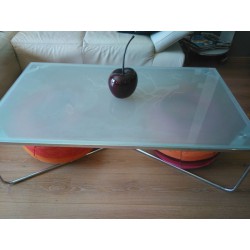 Table basse (en verre)