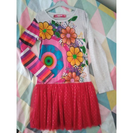 Lot 2 robes desigual 9/10 ans 